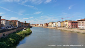 Ponte della Fortezza, Pisa, Italia
